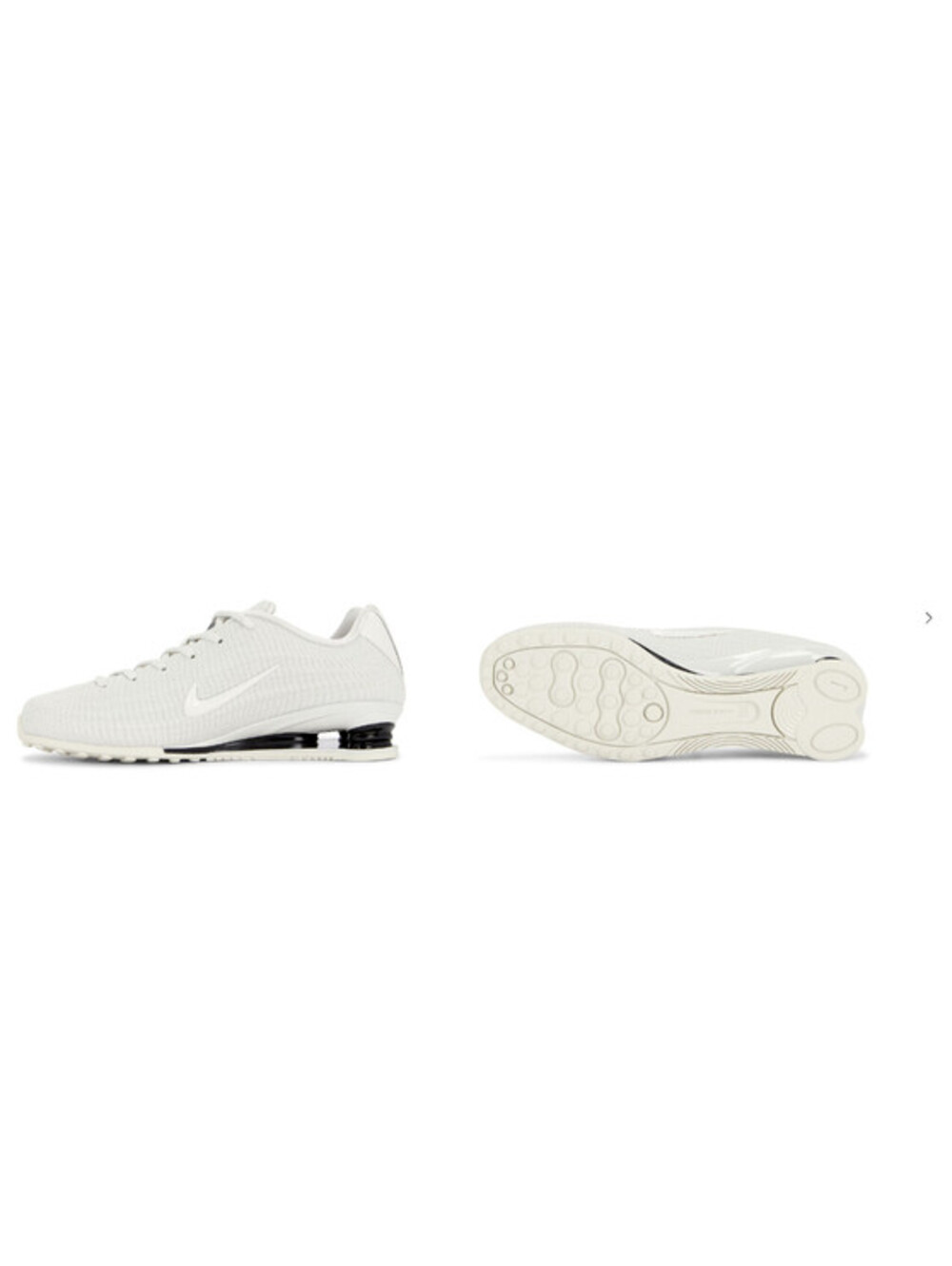 Nike Women's Shox Z Sneaker light bone black size 8.5 - Picture 2 of 10